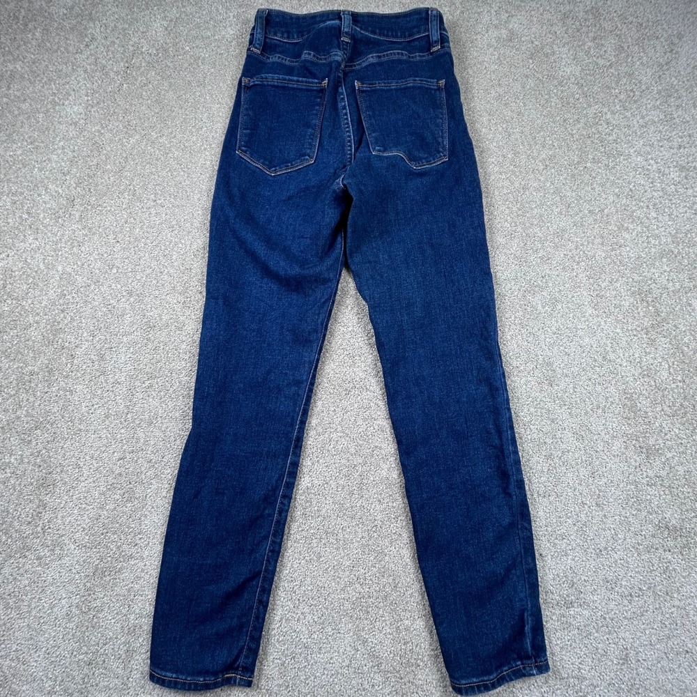 Gap Universal Jegging Sky High Rise Dark Wash Skinny Jeans Blue 25 0P Petite - Picture 4 of 9